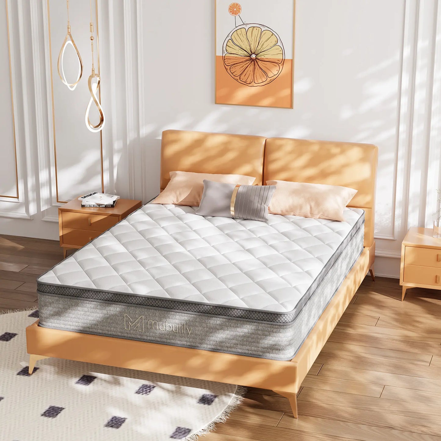Mubulily Hybrid Mattress, CertiPUR-US, ZG003