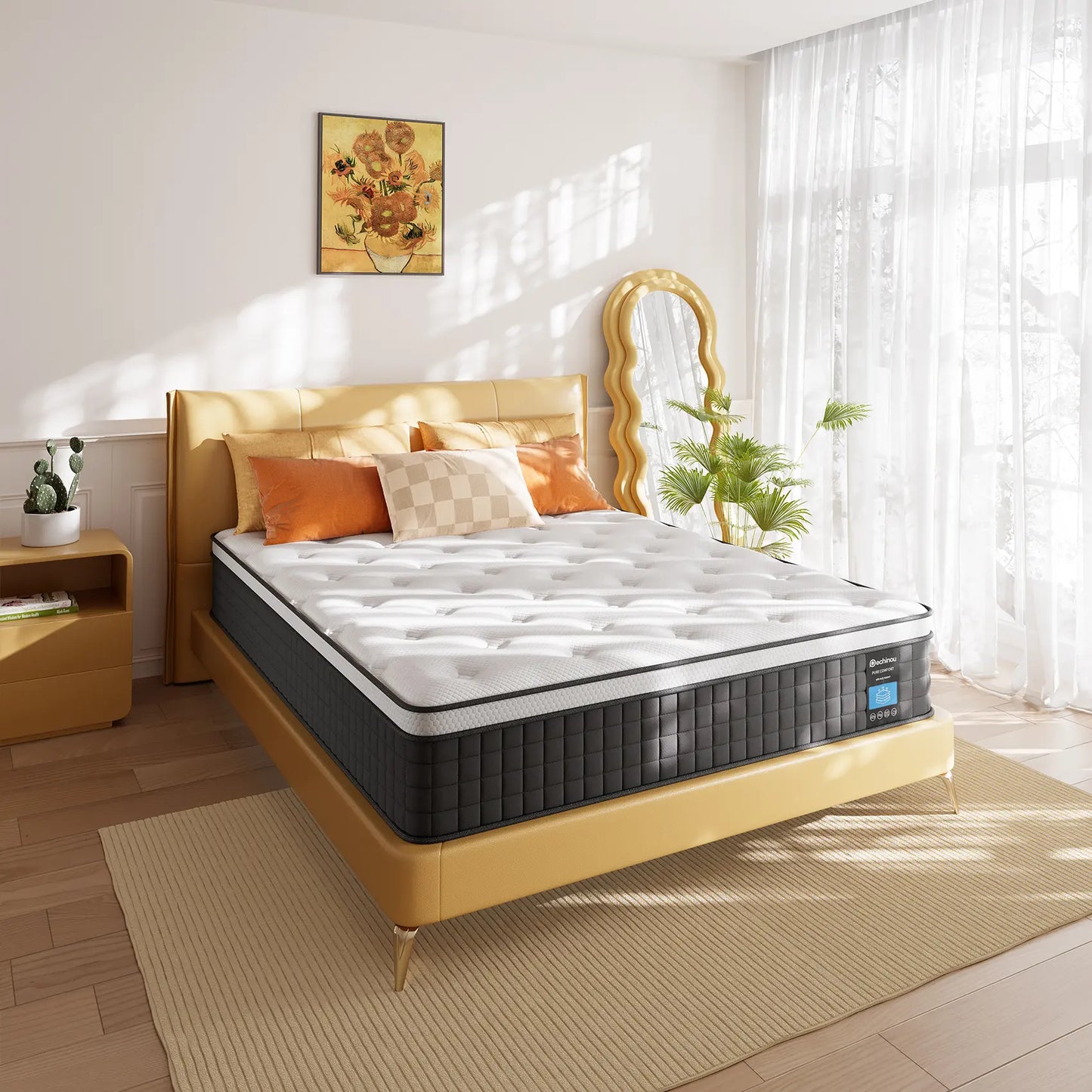 Pechinou Classic Hybrid Mattress, CertiPUR-US, ZG04