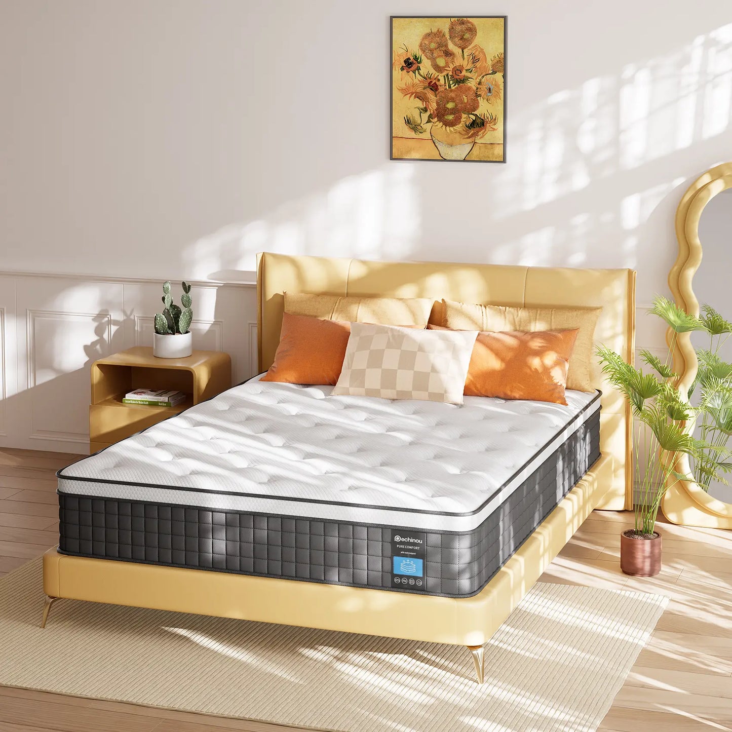Pechinou Classic Hybrid Mattress, CertiPUR-US, ZG04