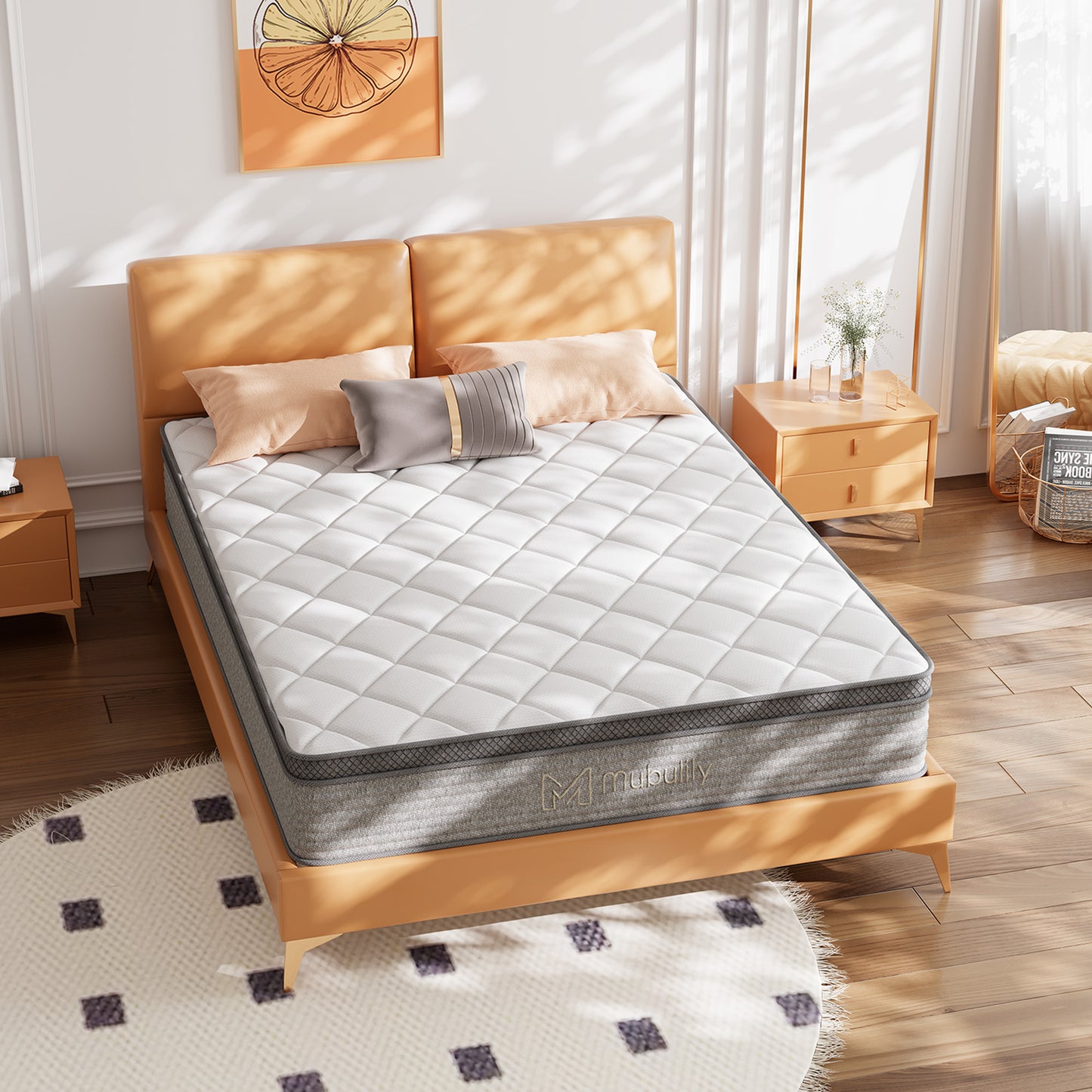 Mubulily Hybrid Mattress, CertiPUR-US, ZG003