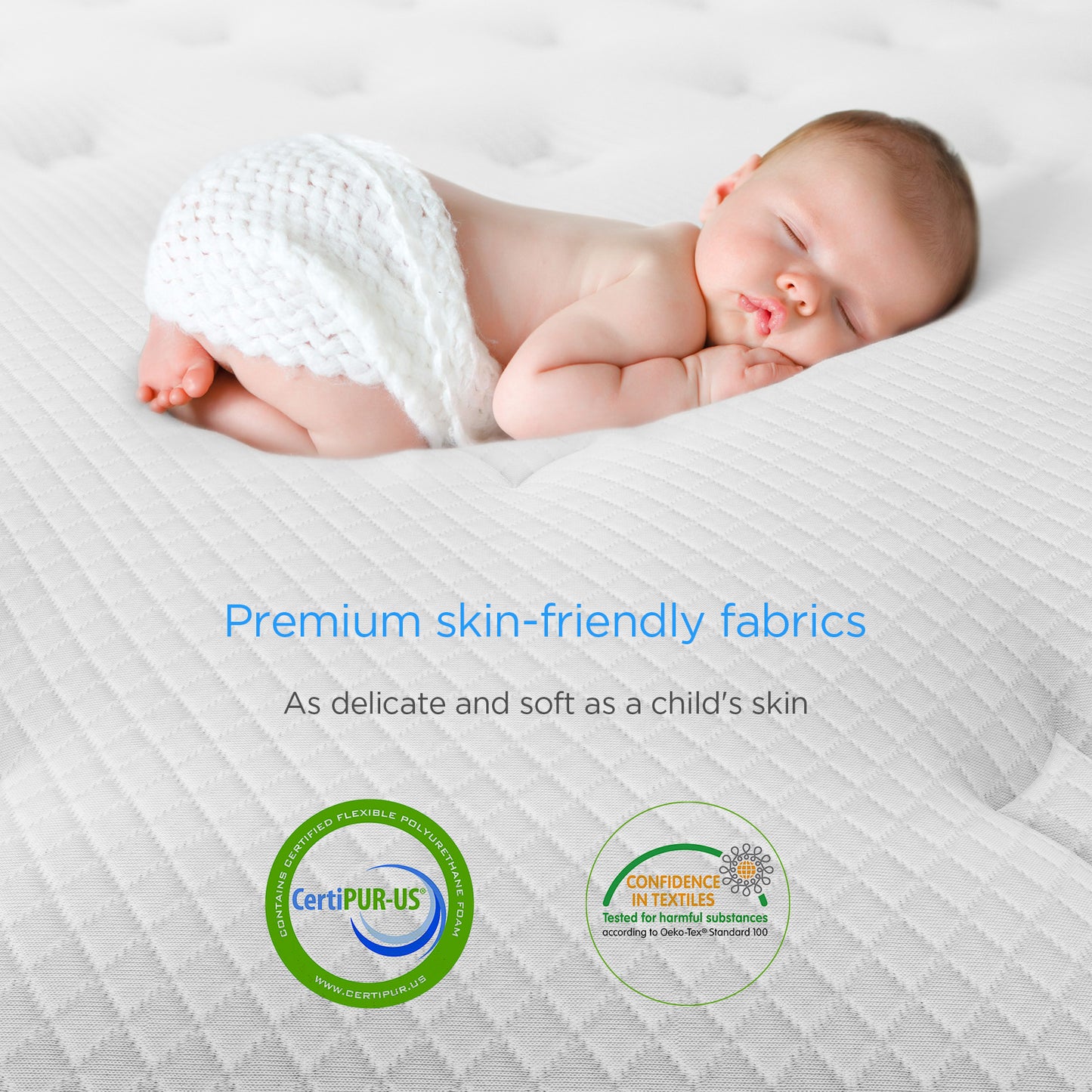 Pechinou Classic Hybrid Mattress, CertiPUR-US, ZG04