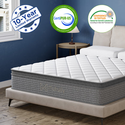 Mubulily Hybrid Mattress, CertiPUR-US, ZG003