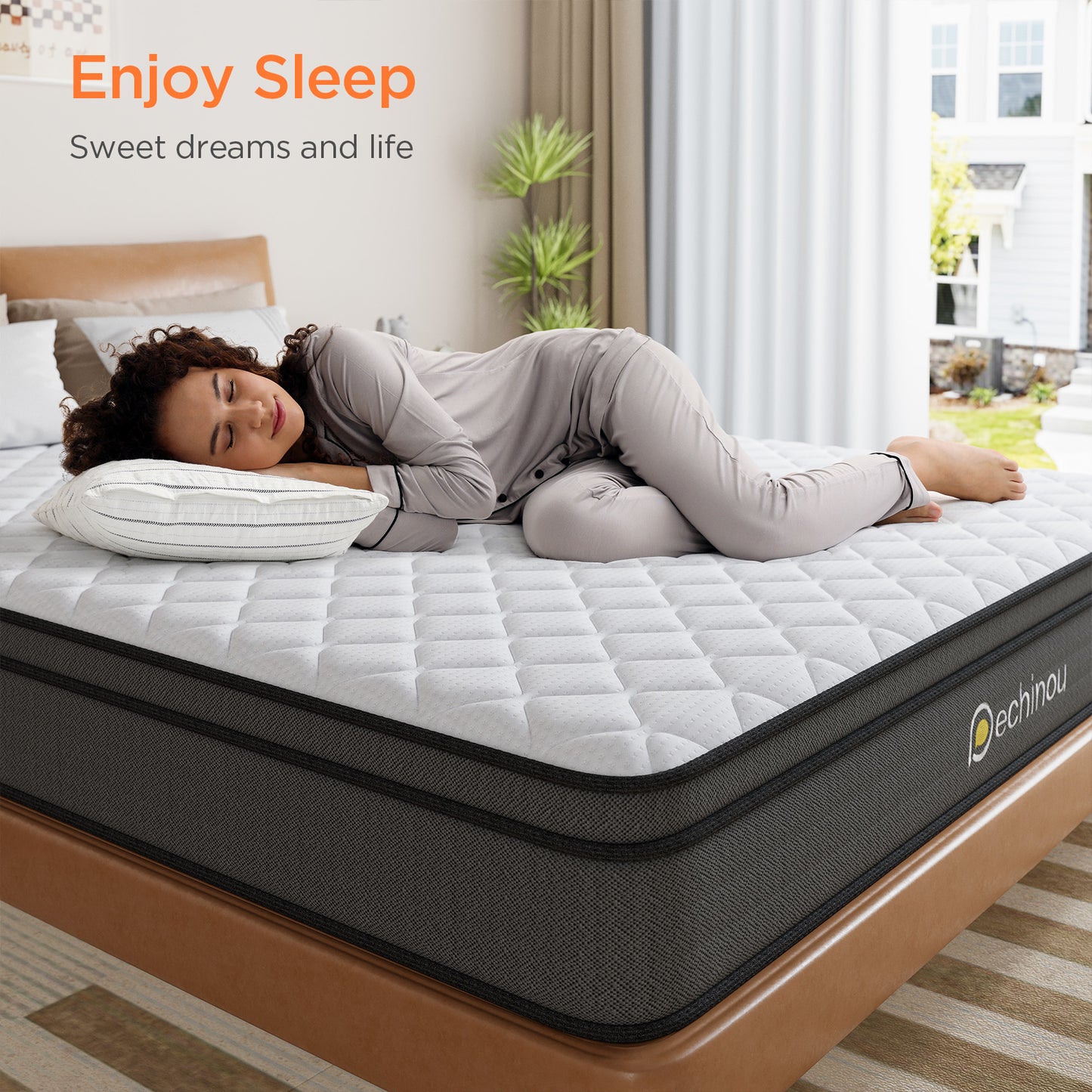 Pechinou Classic Hybrid Mattress, CertiPUR-US, ZG02